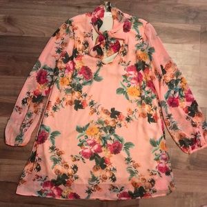 NWOT Floral Long Sleeve Dress